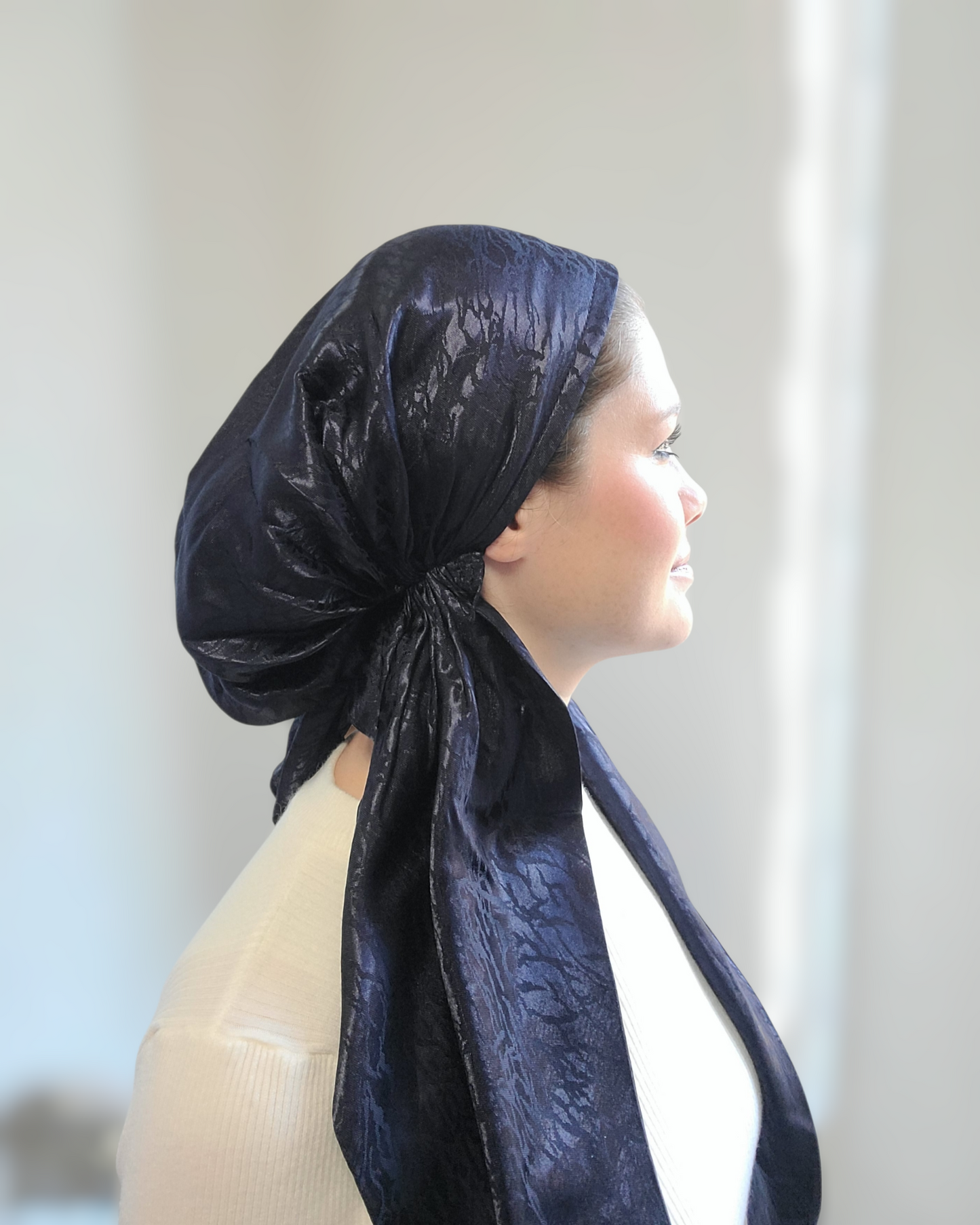 Metallic Mirage Pretied Scarf