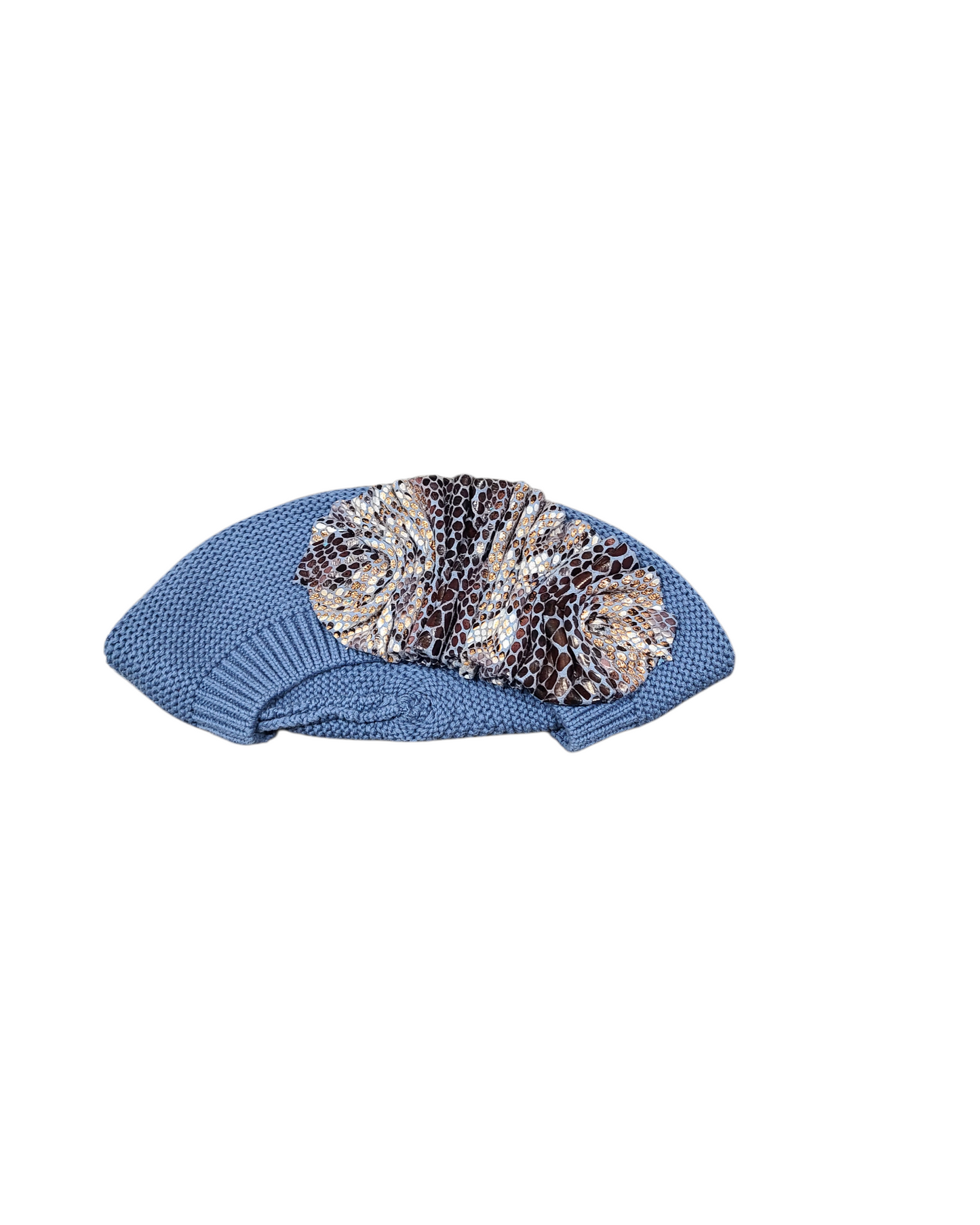 Standard Size Denim Blue French Beret - Keter Hayofi Mitpachot