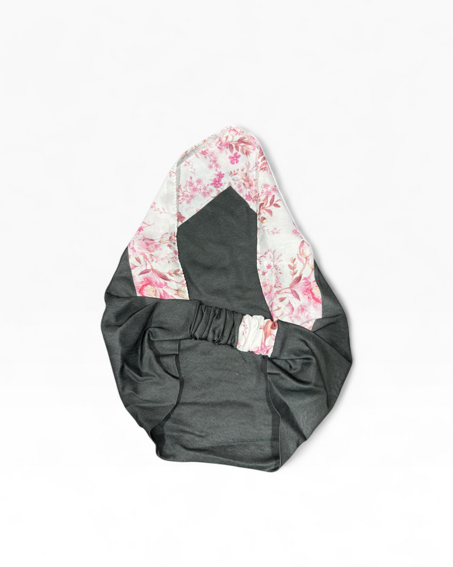 Ebony Pink Petals Pretied Bandana - Keter Hayofi Mitpachot
