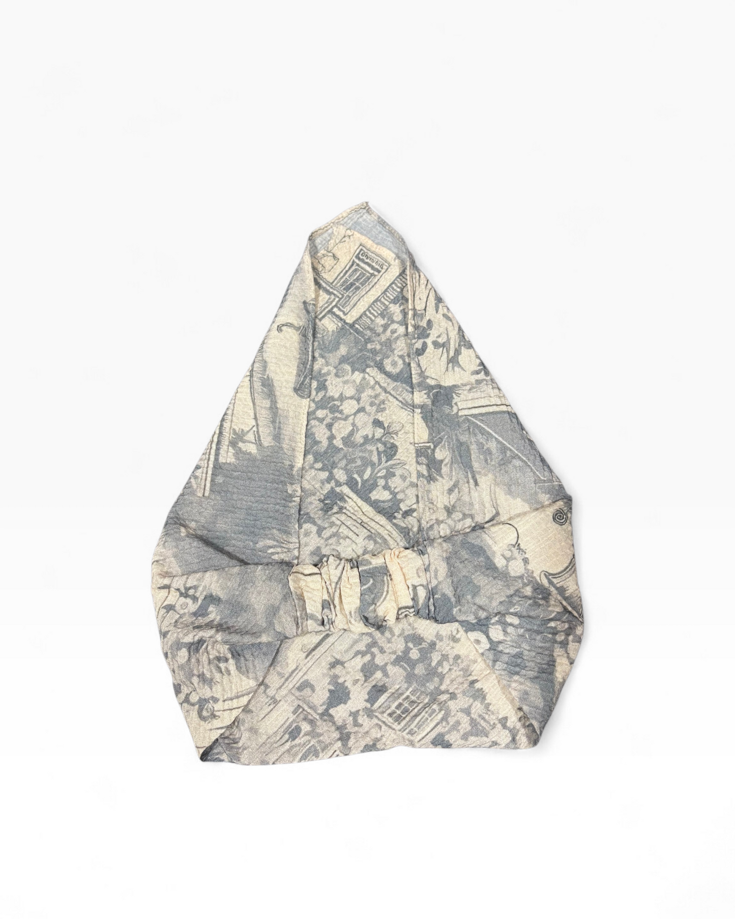 Gray City Toile Pretied Bandana - Keter Hayofi Mitpachot