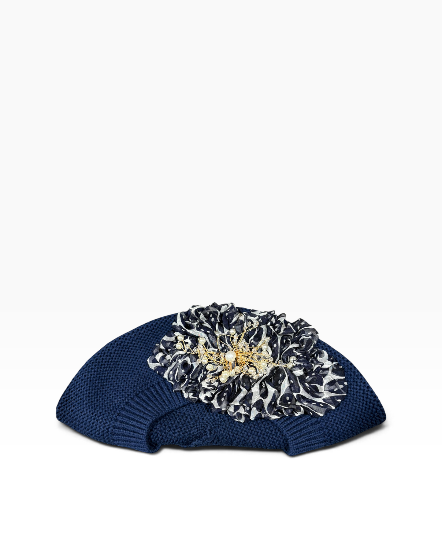 Large Size Navy Blue French Beret