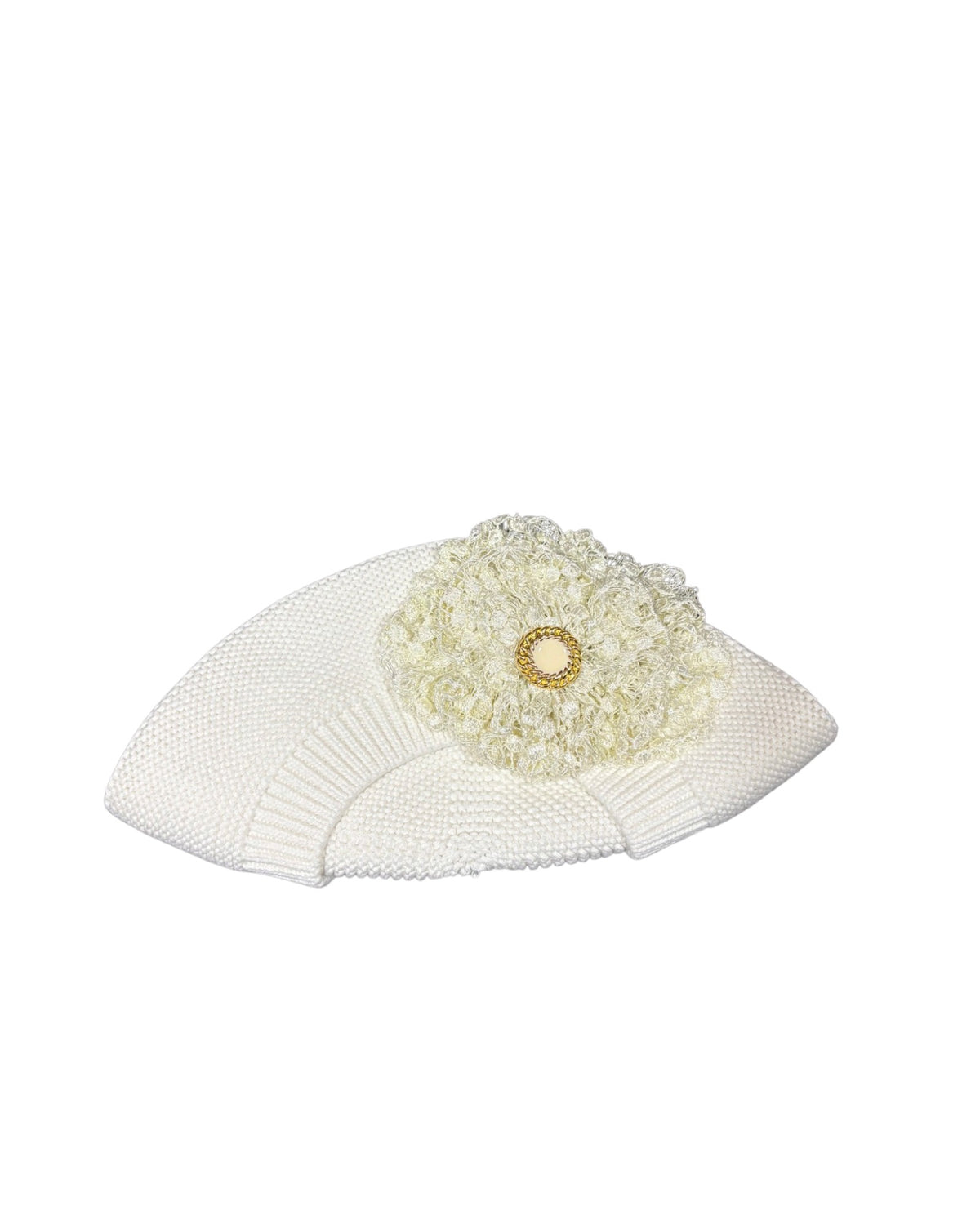 Standard Size White French Beret