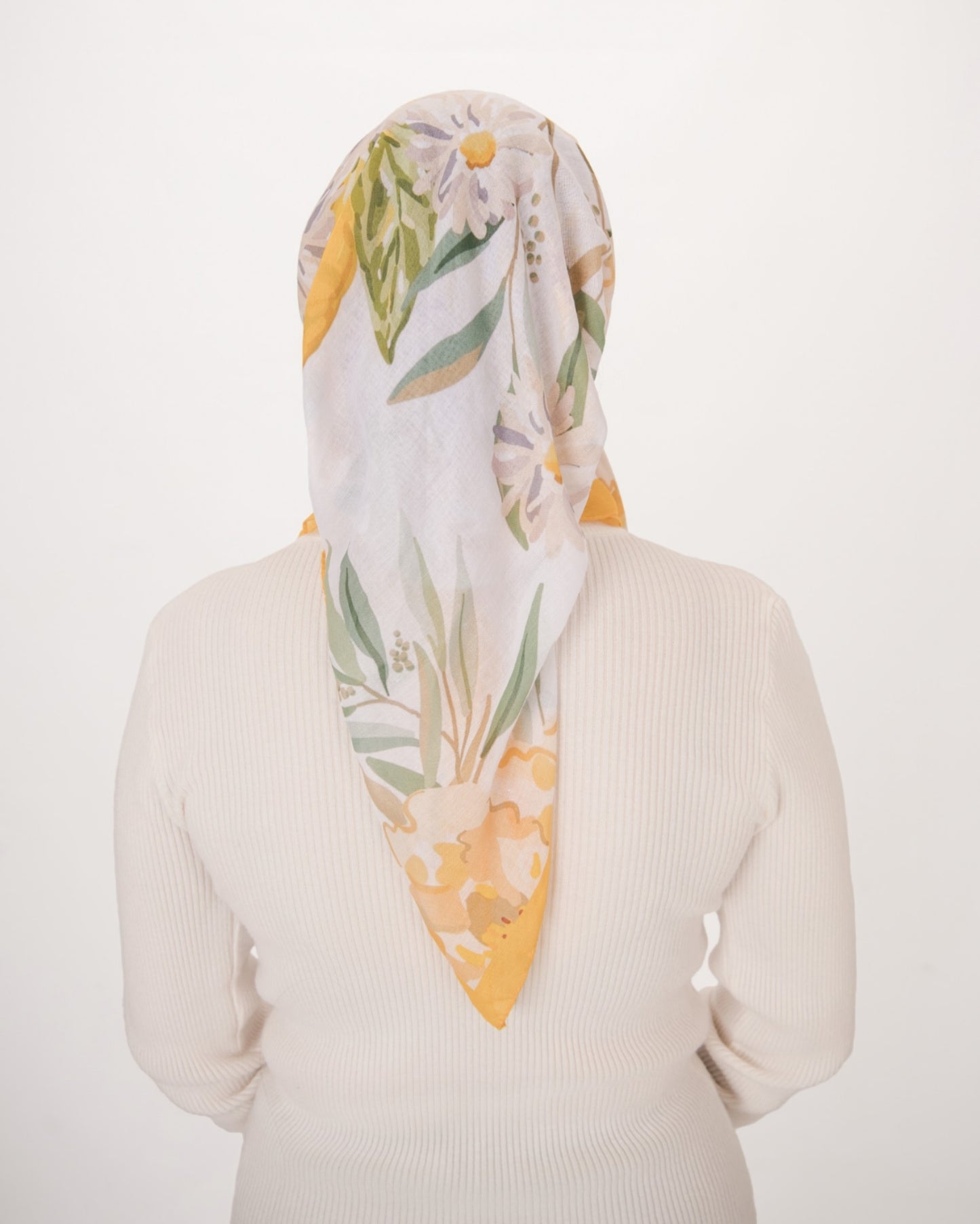Golden Meadow Square Scarf