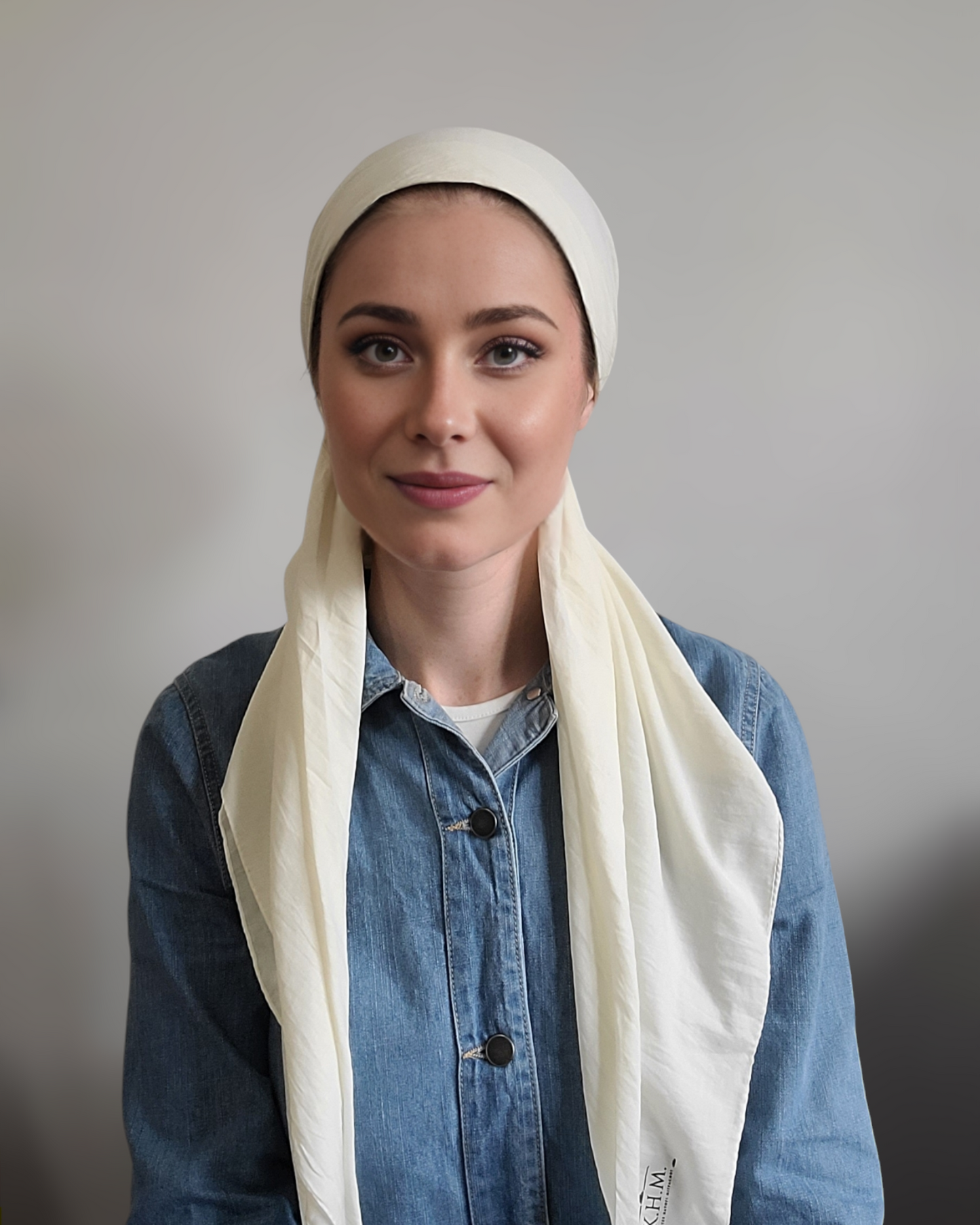 Lightweight Cotton Solid Square Scarf