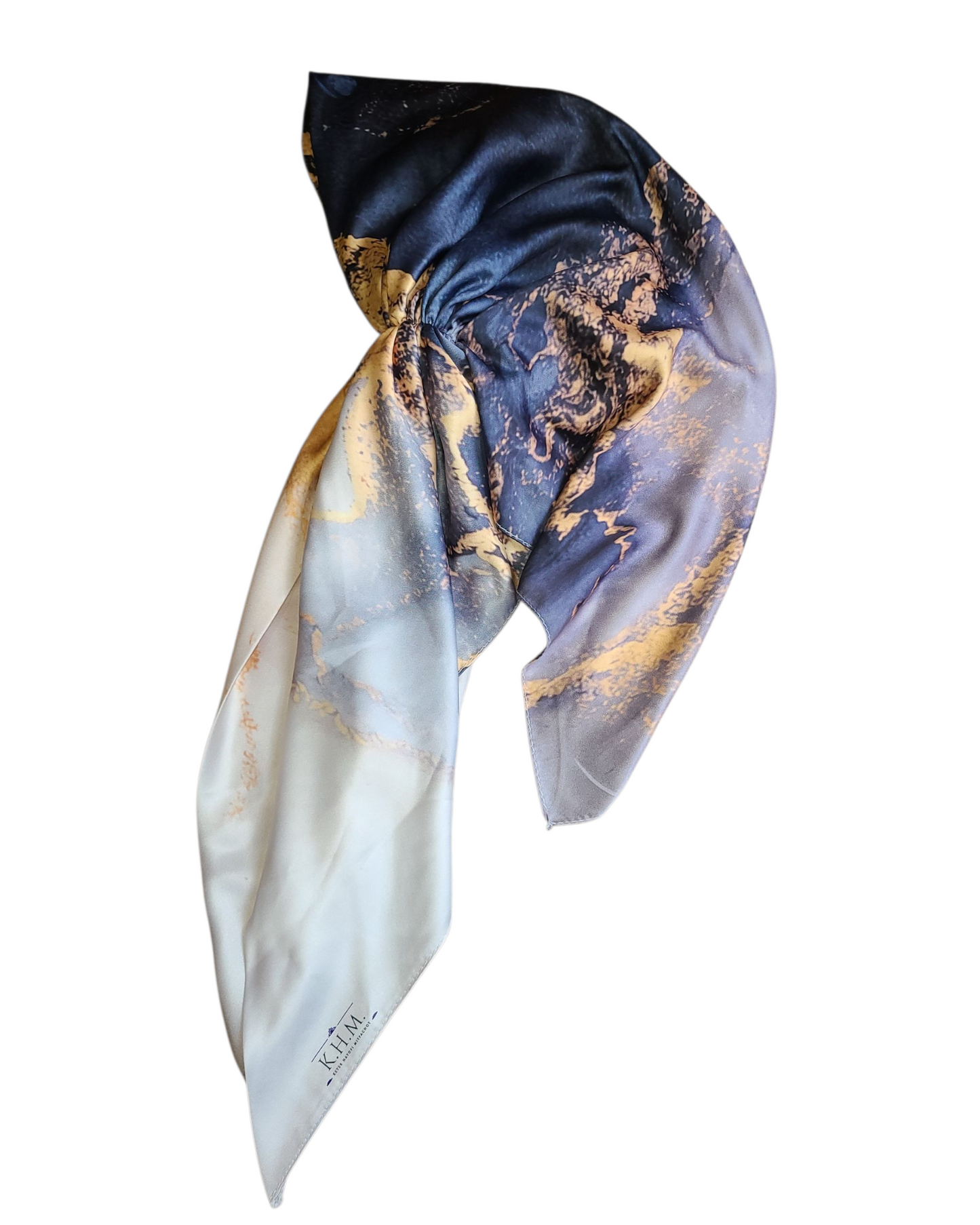 Marble & Silk Pretied Adjustable Scarf