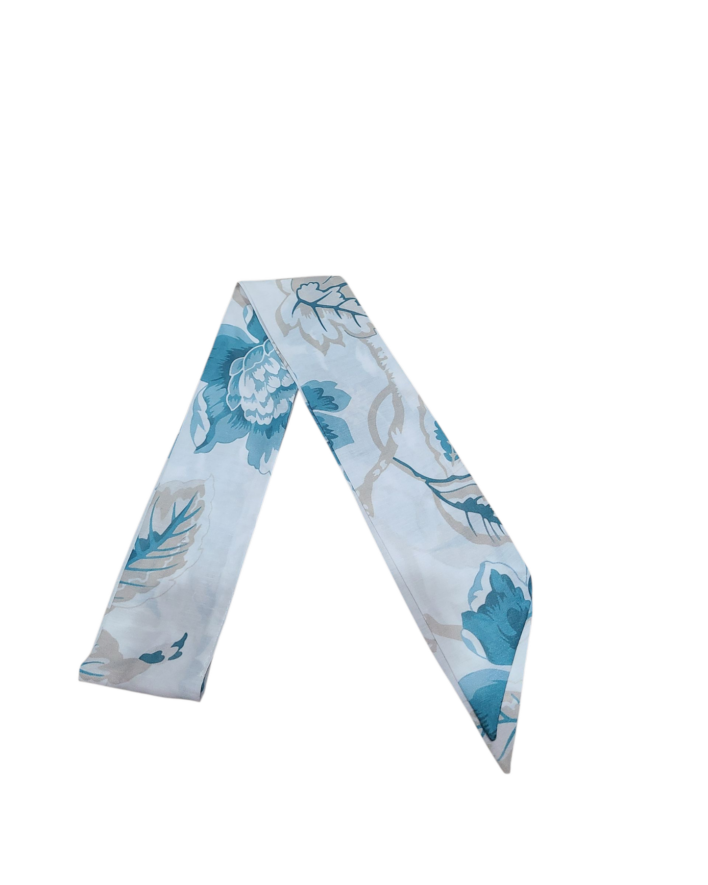 Teal Bouquets Headband Scarf - Keter Hayofi Mitpachot