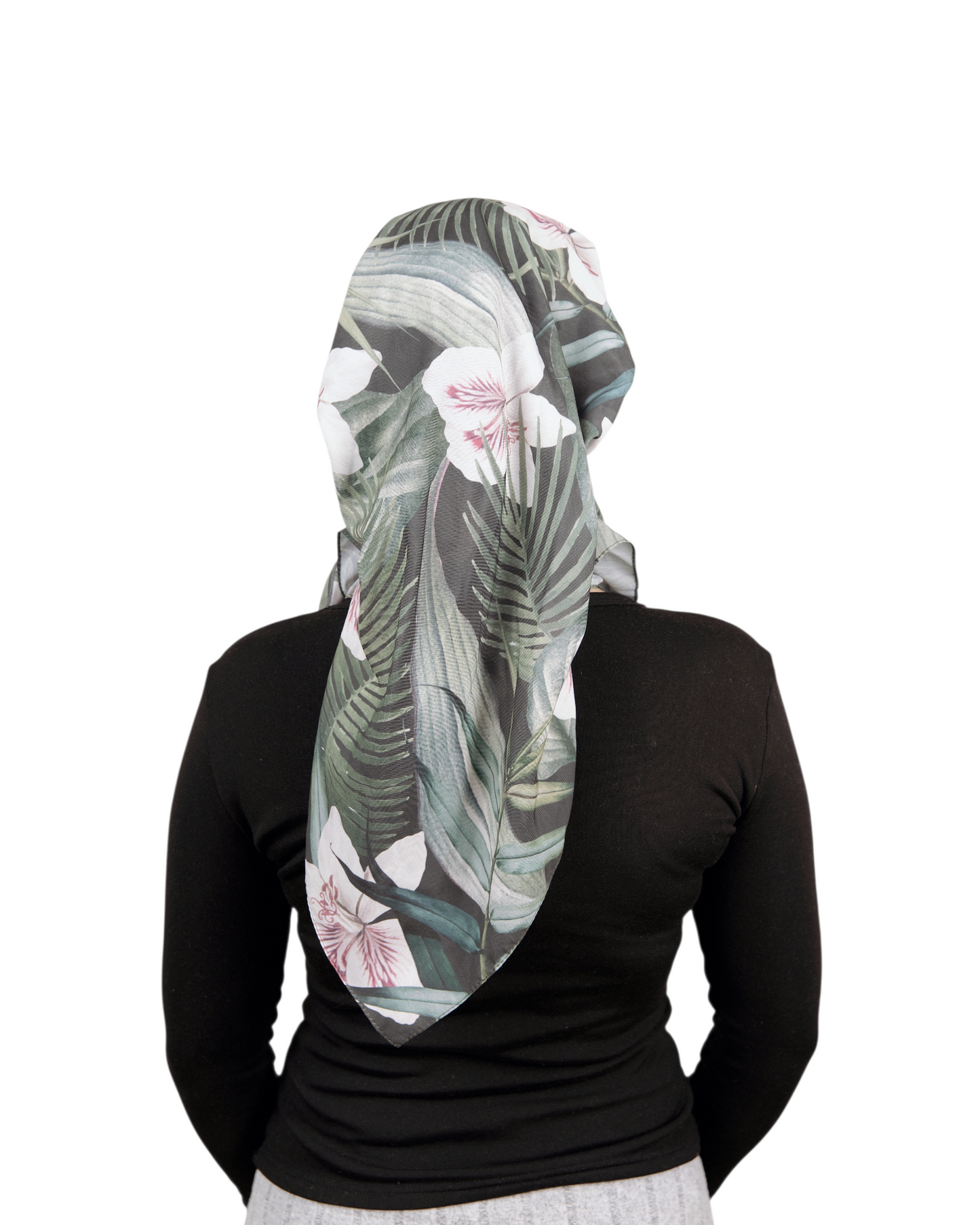 Green Safari Pretied Scarf - Keter Hayofi Mitpachot