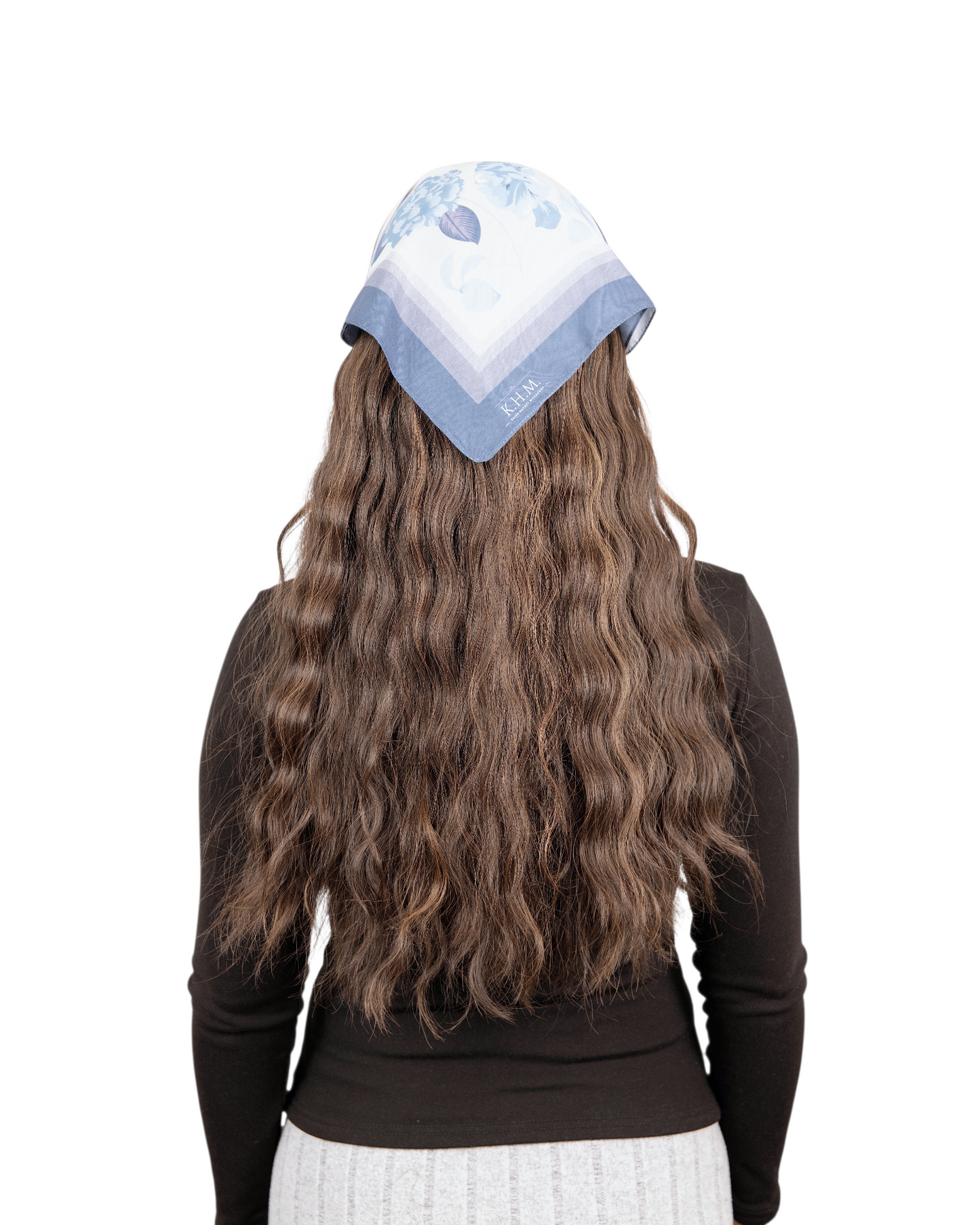 Blue Petals Pretied Bandana - Keter Hayofi Mitpachot