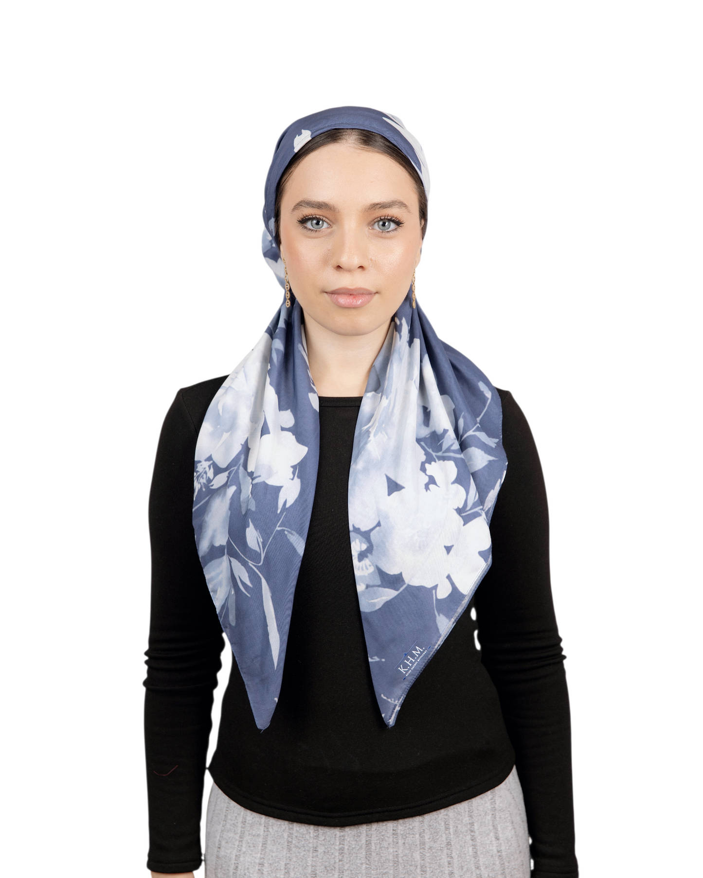 Cloud Flora Square Scarf - Keter Hayofi Mitpachot