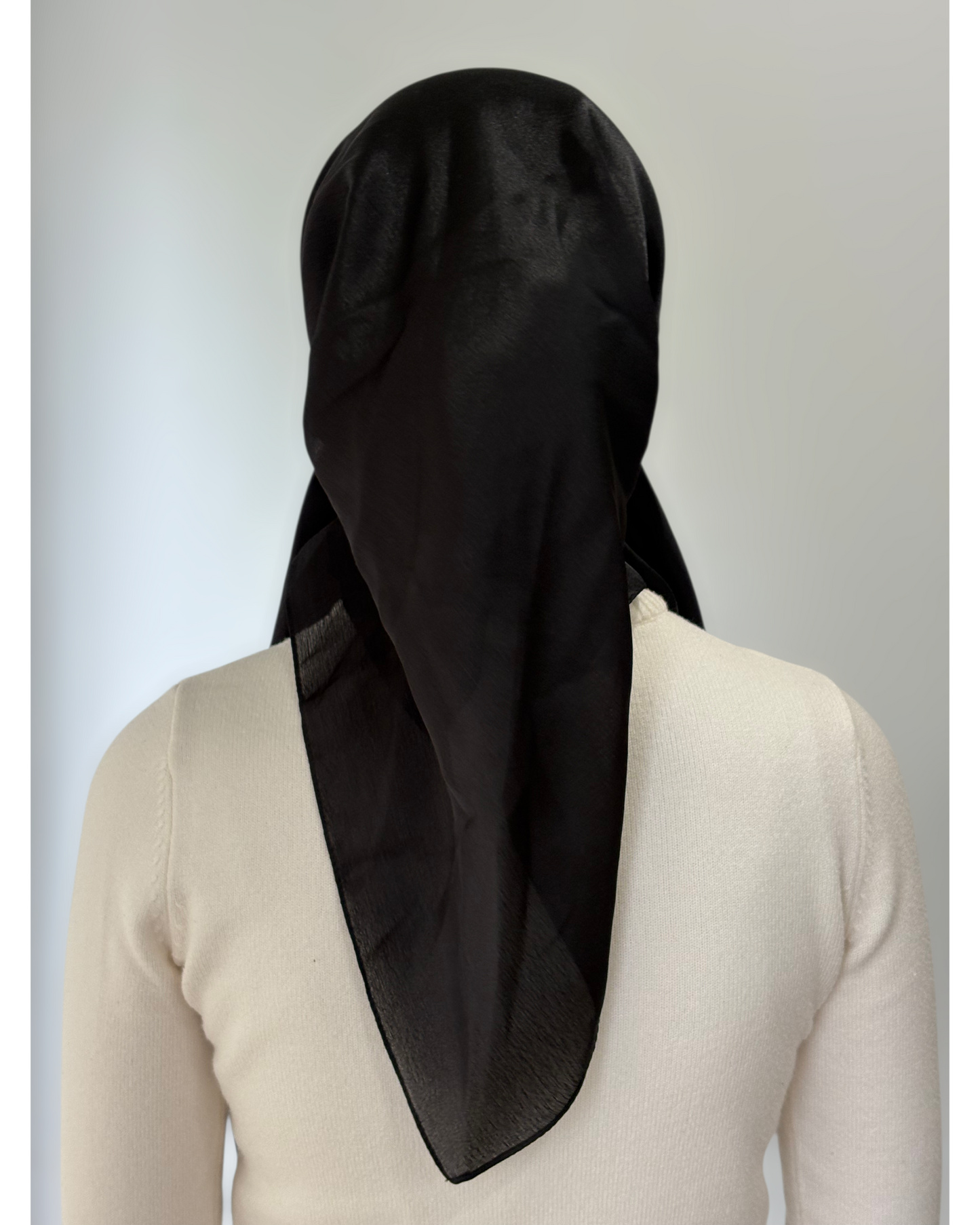 Signature Silky Open Pretied Scarf - Keter Hayofi Mitpachot
