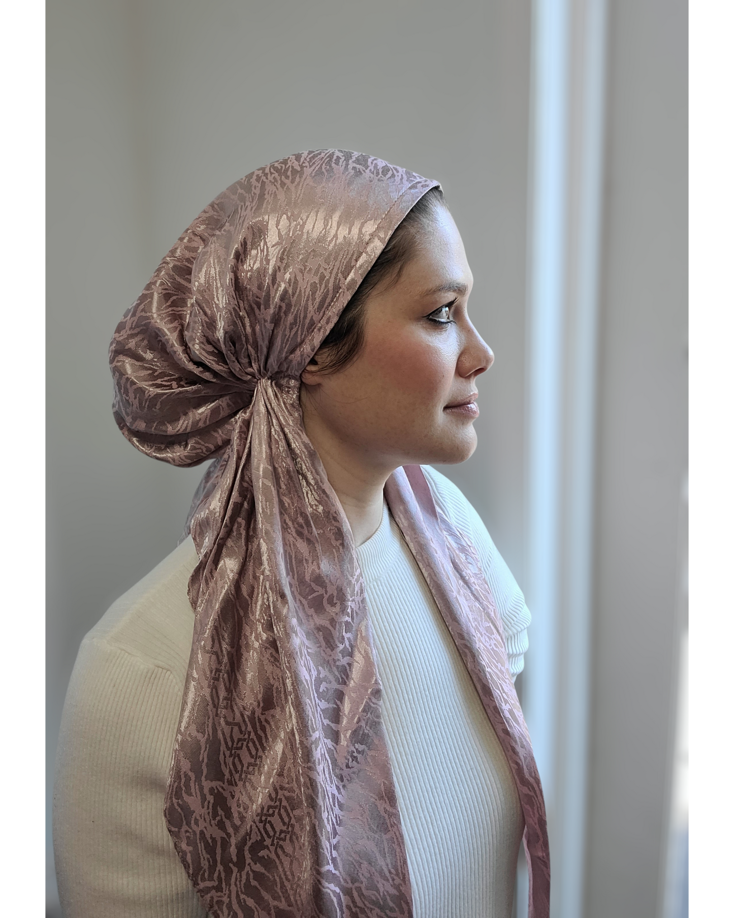 Metallic Mirage Pretied Scarf