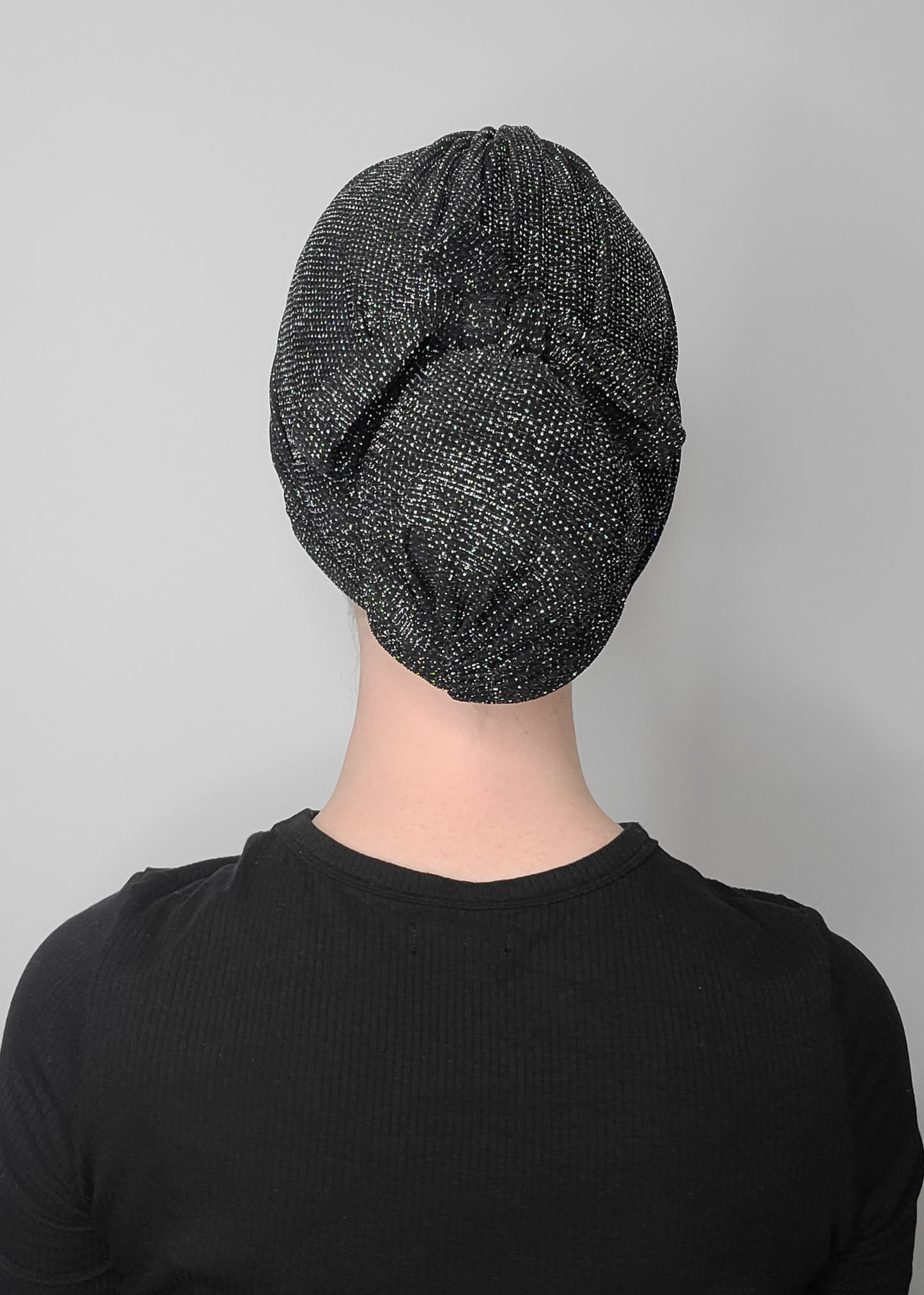 Avigail Lahiani Black Pretied Turban