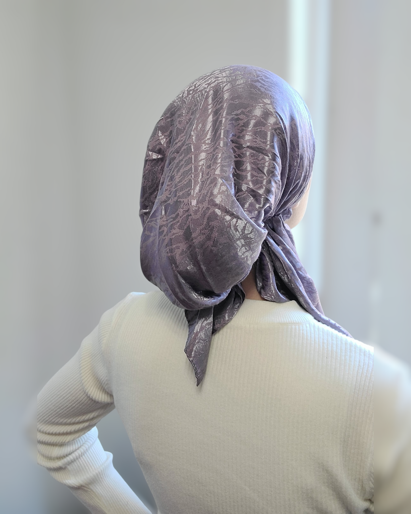 Metallic Mirage Pretied Scarf