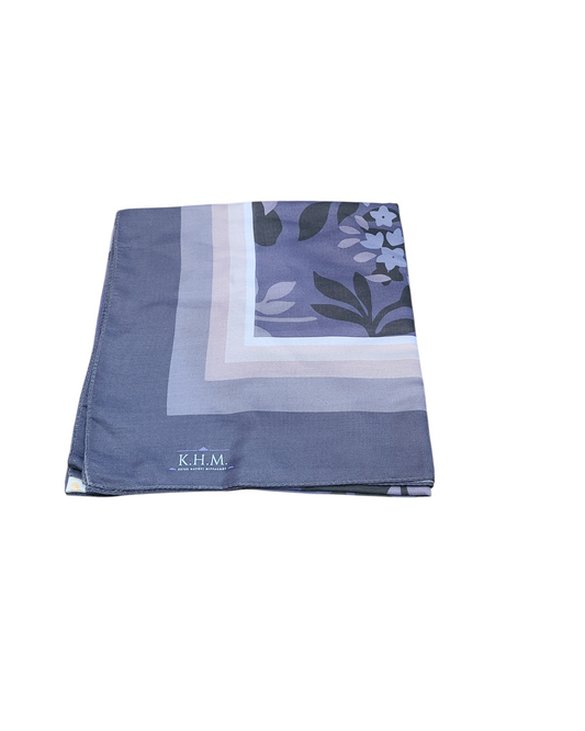 Moonlit Peonies Square Scarf