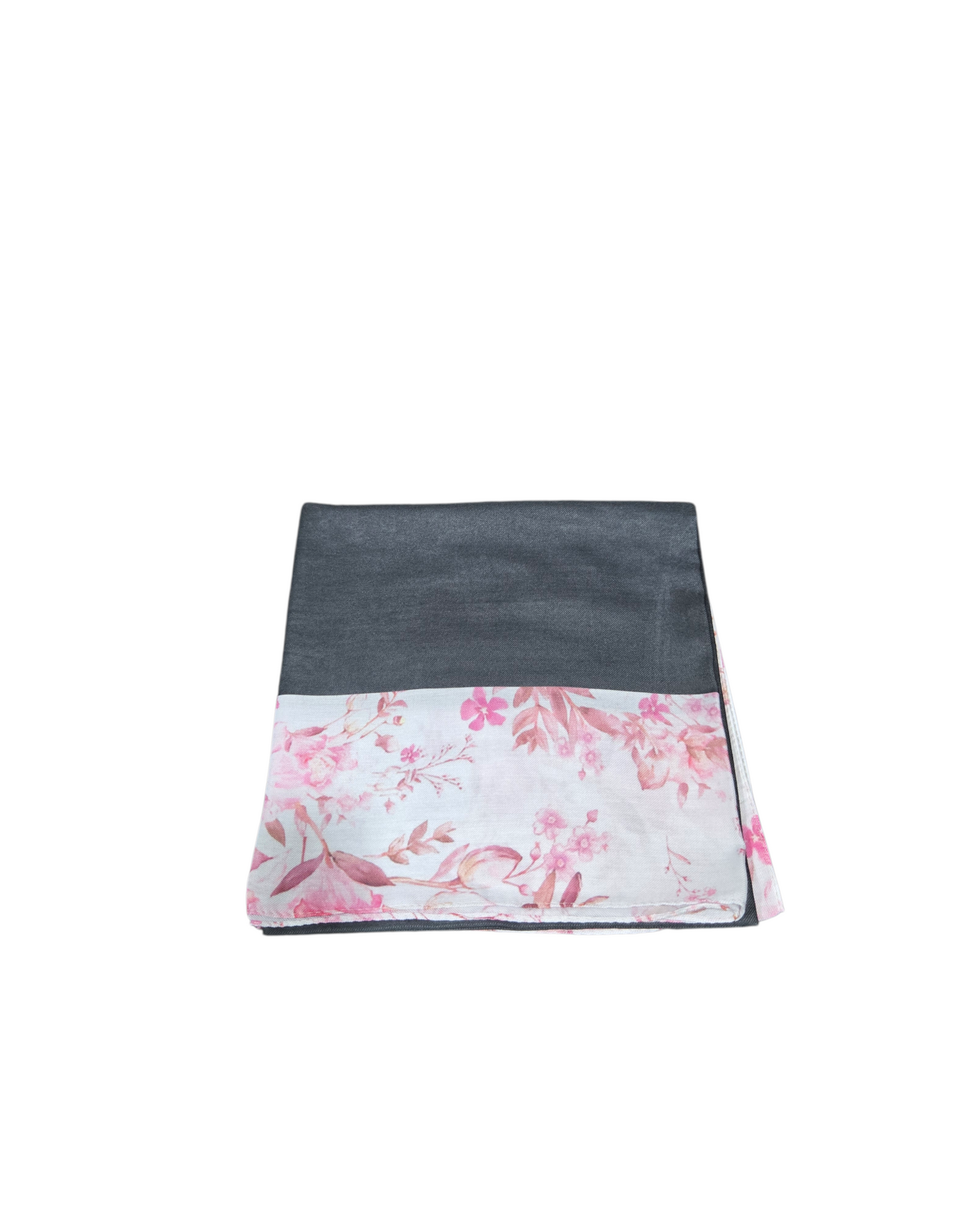 Ebony Pink Petals Square Scarf - Keter Hayofi Mitpachot