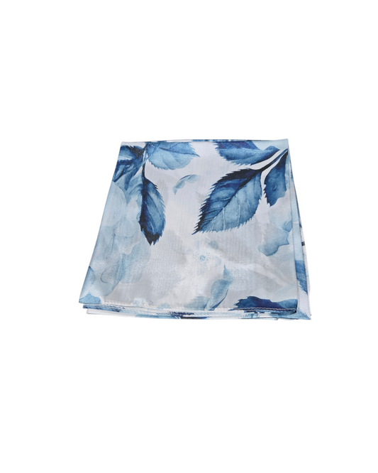 Watercolor Sky Petals Silky Square Scarf - Keter Hayofi Mitpachot