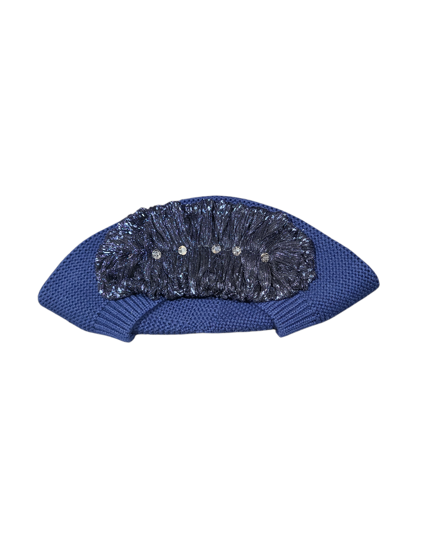 Large Size Navy Blue French Beret - Keter Hayofi Mitpachot