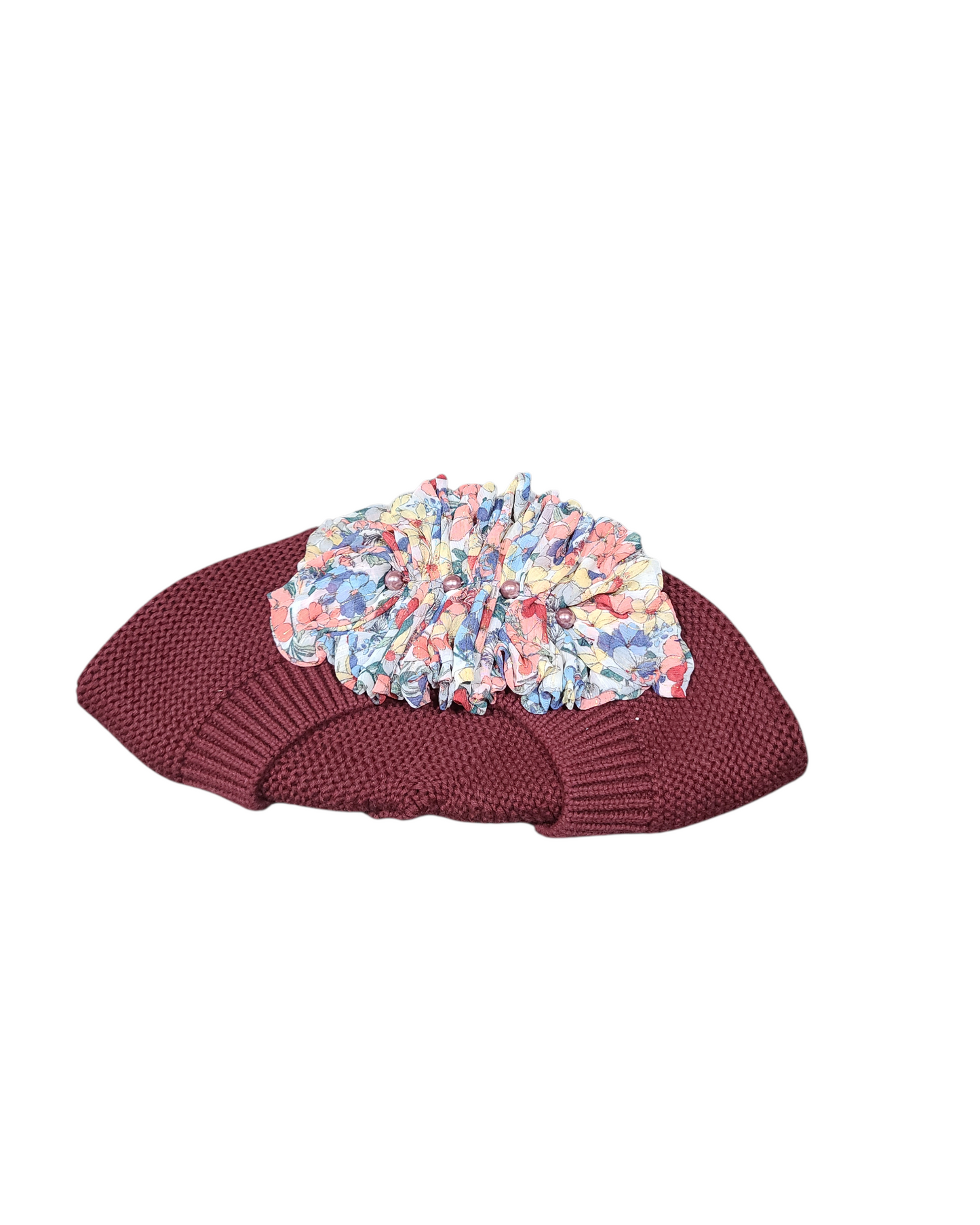 Standard Size Burgundy French Beret - Keter Hayofi Mitpachot