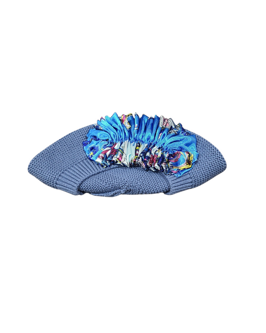 Standard Size Denim Blue French Beret - Keter Hayofi Mitpachot