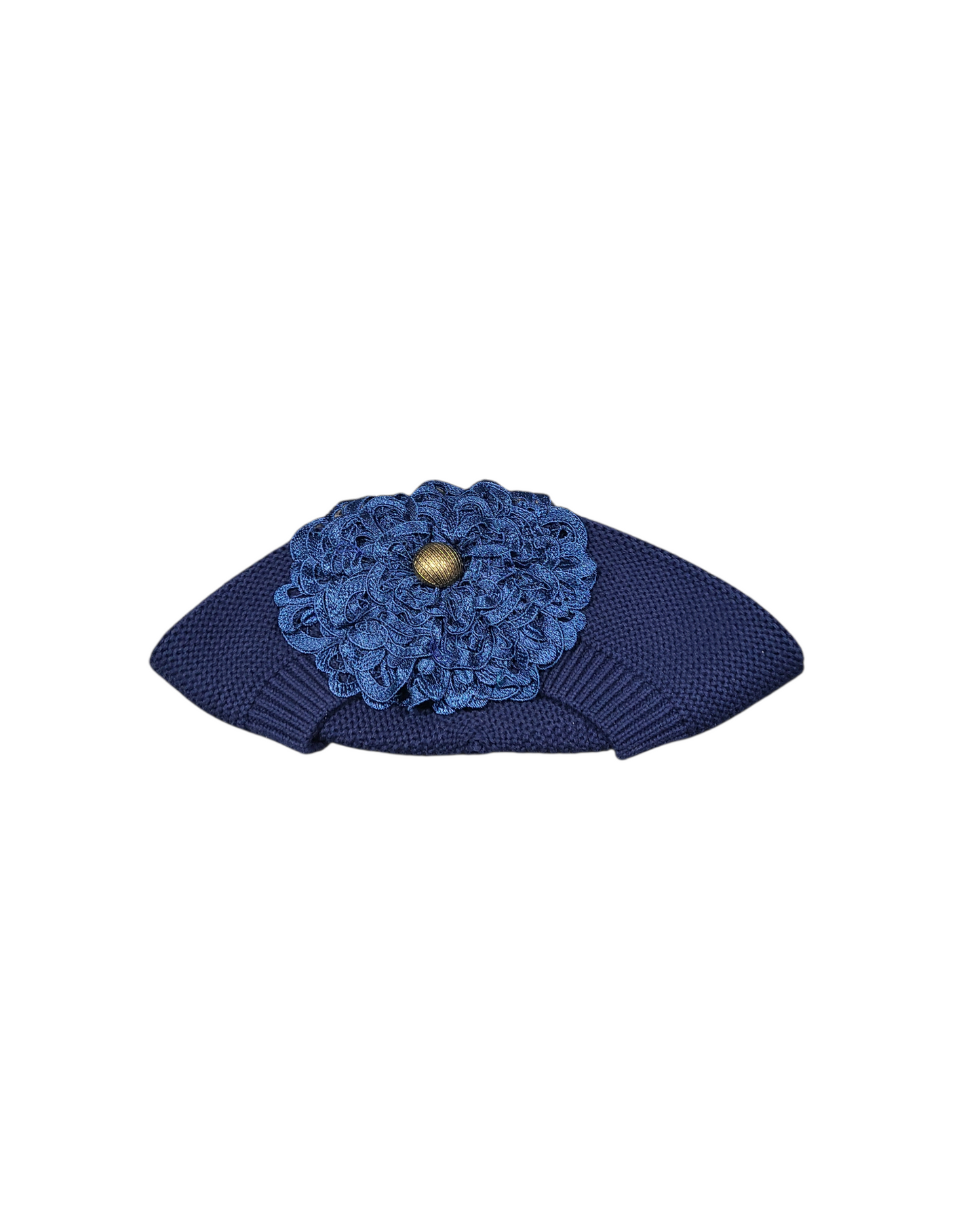 Large Size Navy Blue French Beret - Keter Hayofi Mitpachot