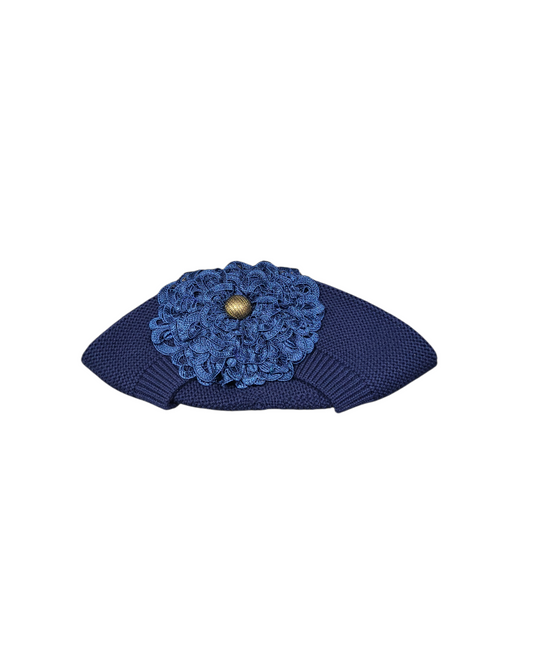 Large Size Navy Blue French Beret - Keter Hayofi Mitpachot