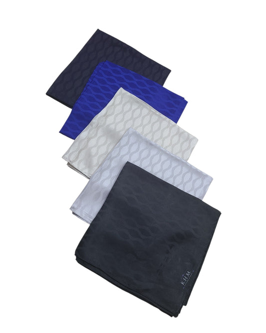 Ripple Jacquard Square Scarf - Keter Hayofi Mitpachot