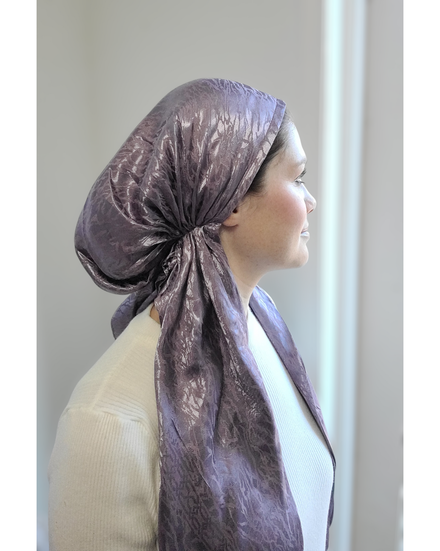 Metallic Mirage Pretied Scarf