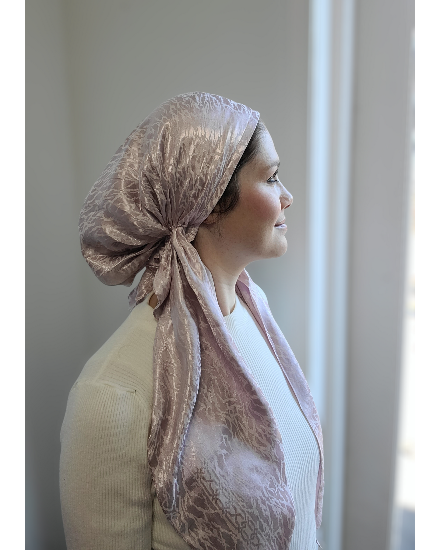 Metallic Mirage Pretied Scarf