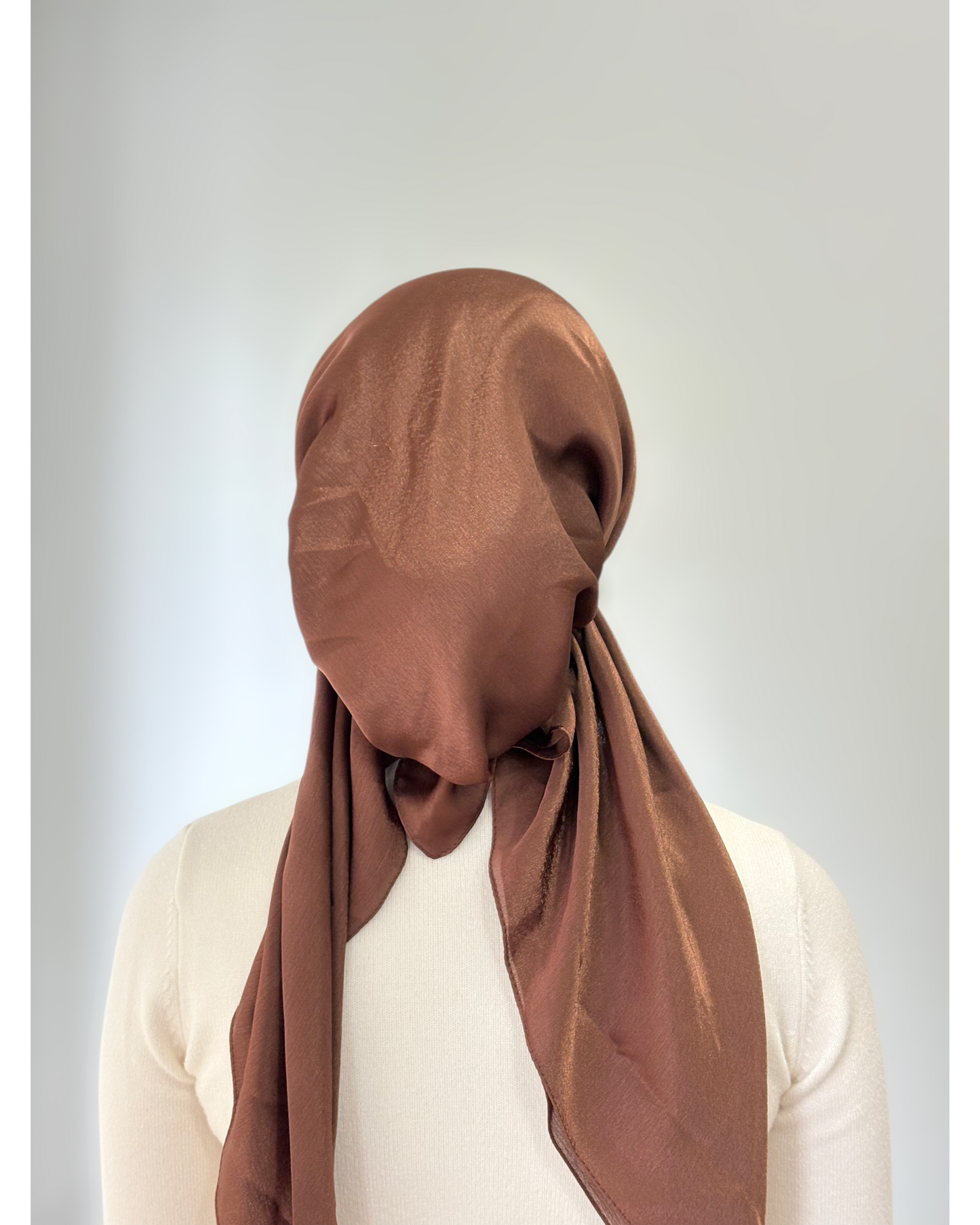 Signature Silky Adjustable Pretied Scarf - Keter Hayofi Mitpachot