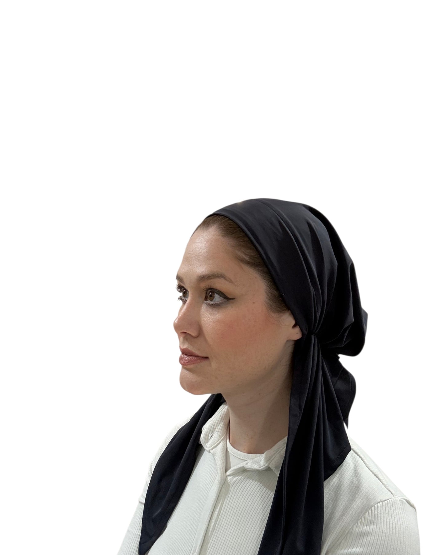 Swimming Pretied Scarf With Shorter Tails