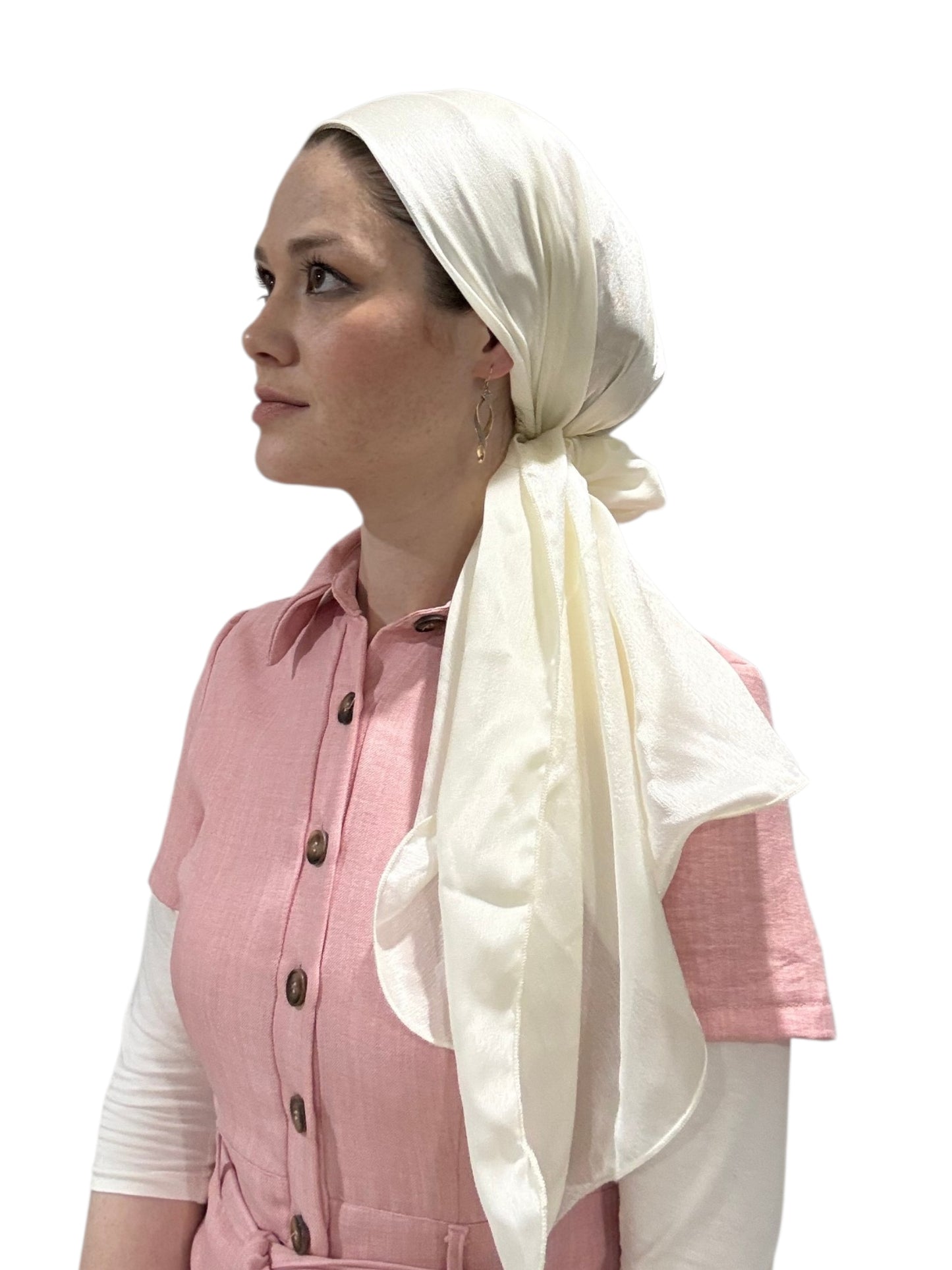 Signature Solid Scarf With Scrunchie