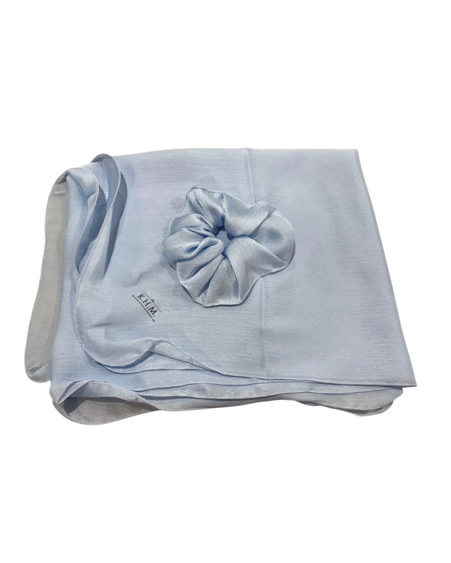 Signature Solid Scarf With Scrunchie