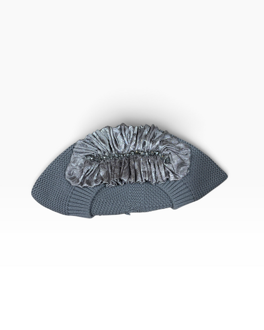 Standard Size Light Grey French Beret - Keter Hayofi Mitpachot