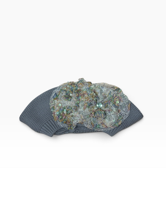 Standard Size Light Grey French Beret - Keter Hayofi Mitpachot