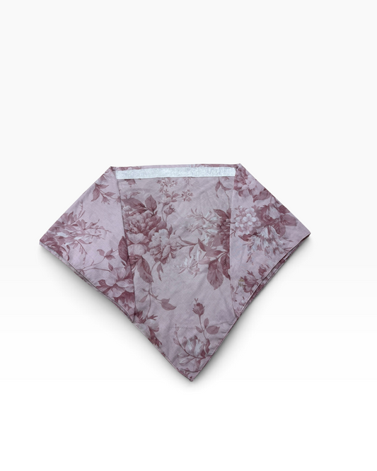 Rosewater Triangle Scarf With Grip