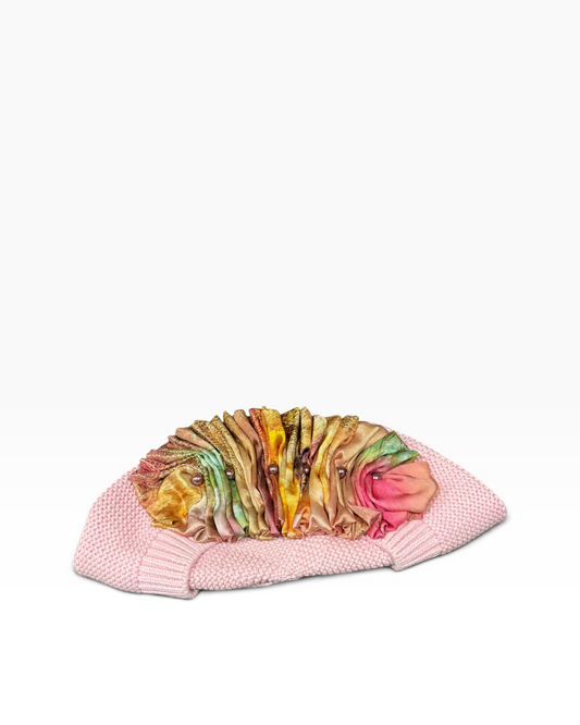 S/M Size Pink French Beret - Keter Hayofi Mitpachot