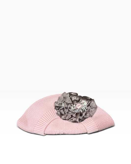 S/M Size Pink French Beret - Keter Hayofi Mitpachot