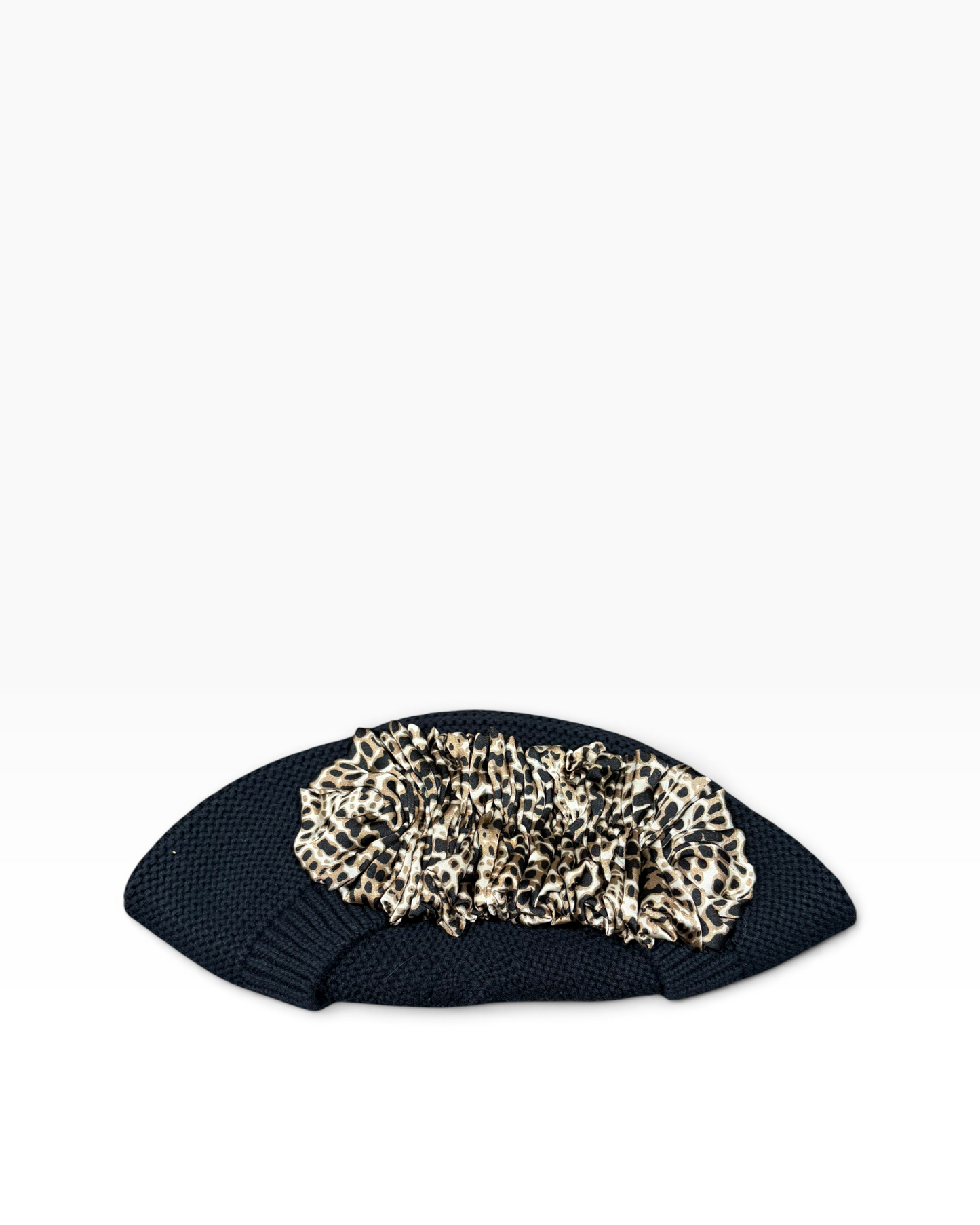 Large Size Black French Beret