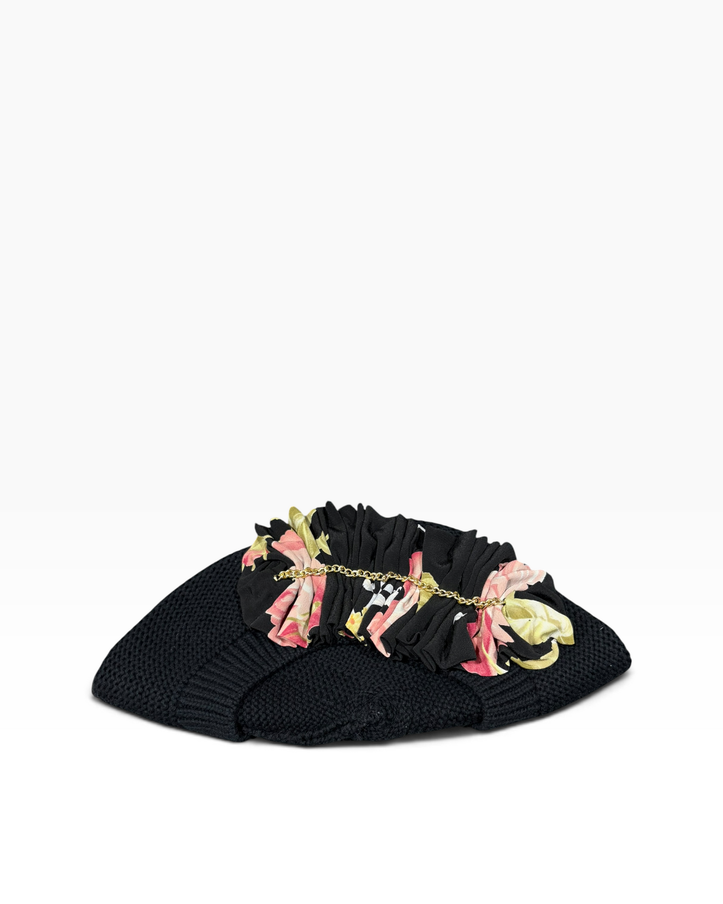 Large Size Black French Beret