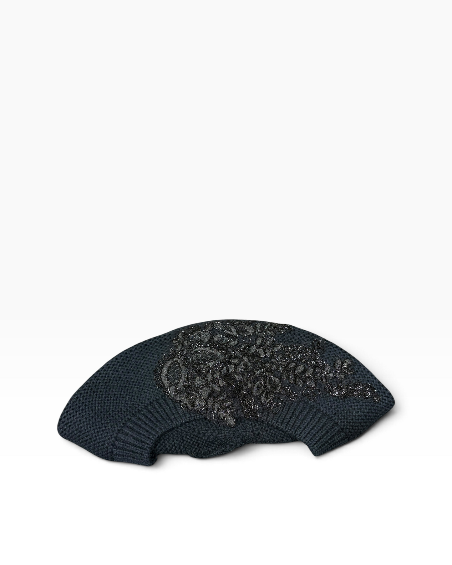 Large Size Black French Beret