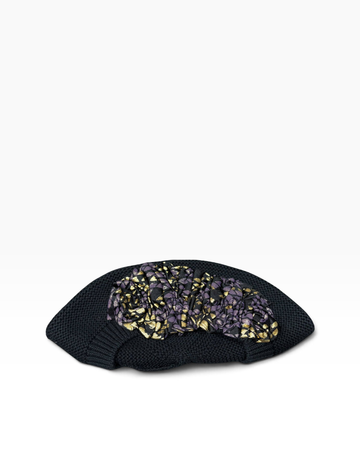 Large Size Black French Beret