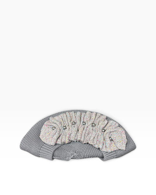 Standard Size Light Grey French Beret - Keter Hayofi Mitpachot