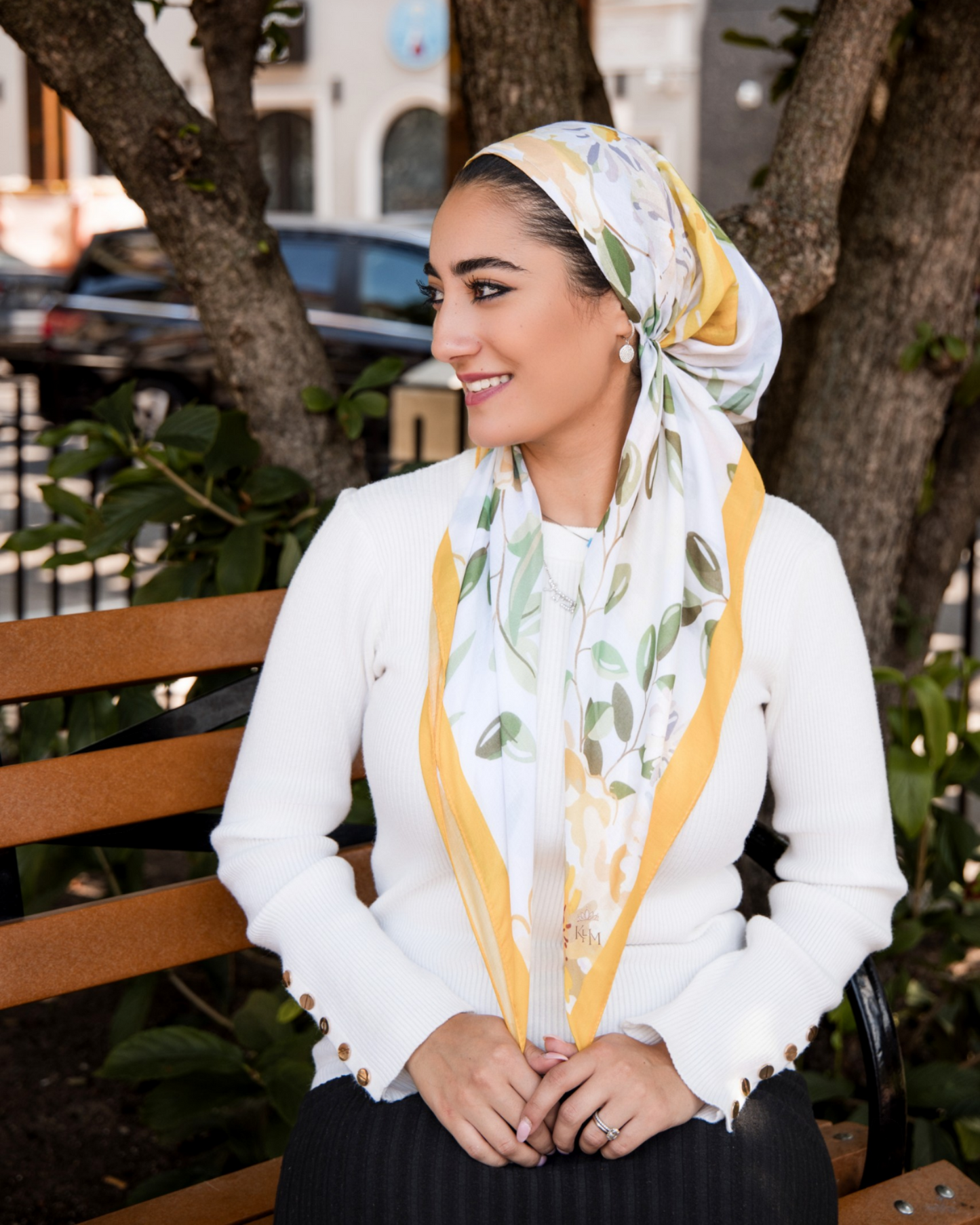 Golden Meadow Pretied Scarf