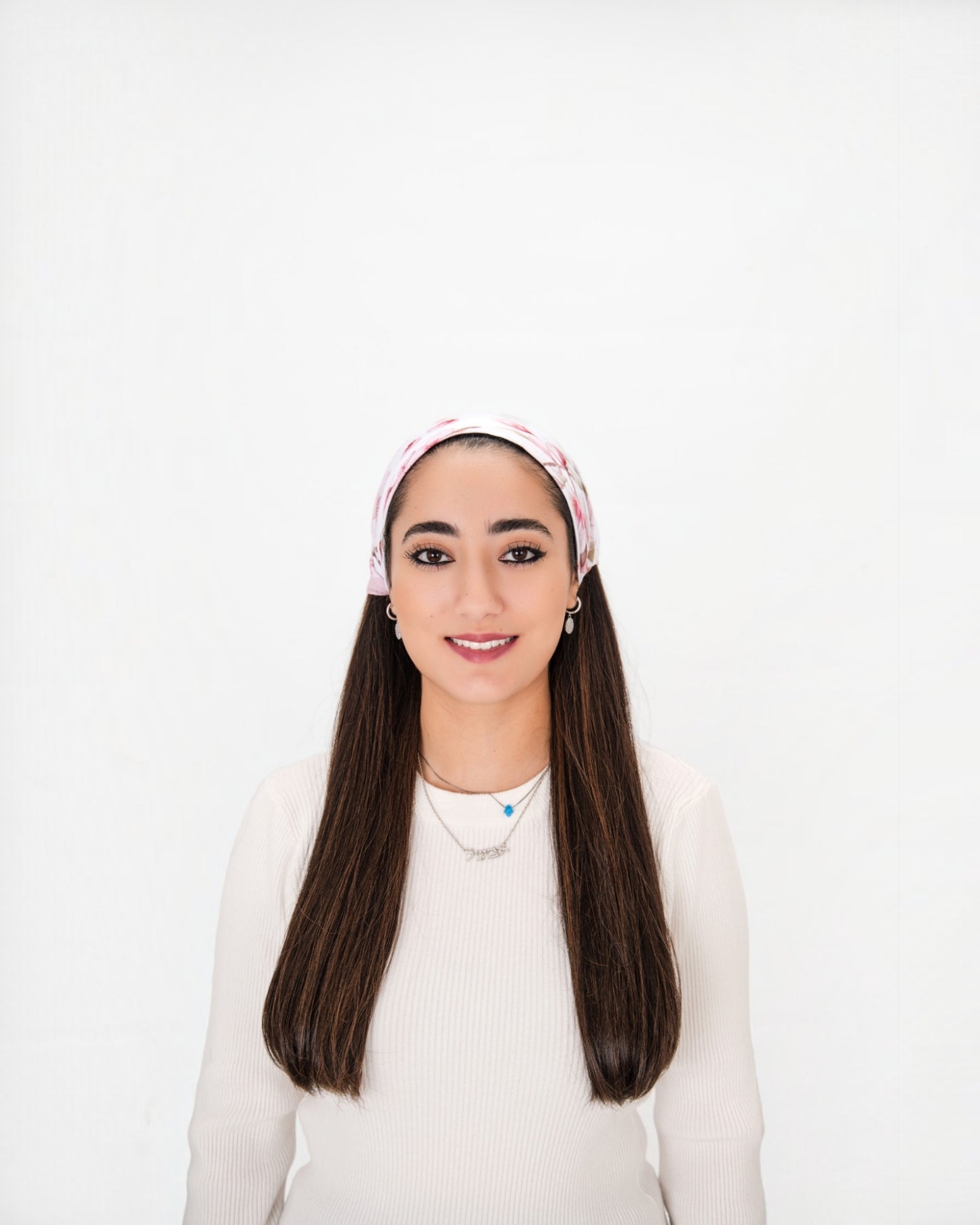 Cherry Blossom Pretied Bandana With Grip
