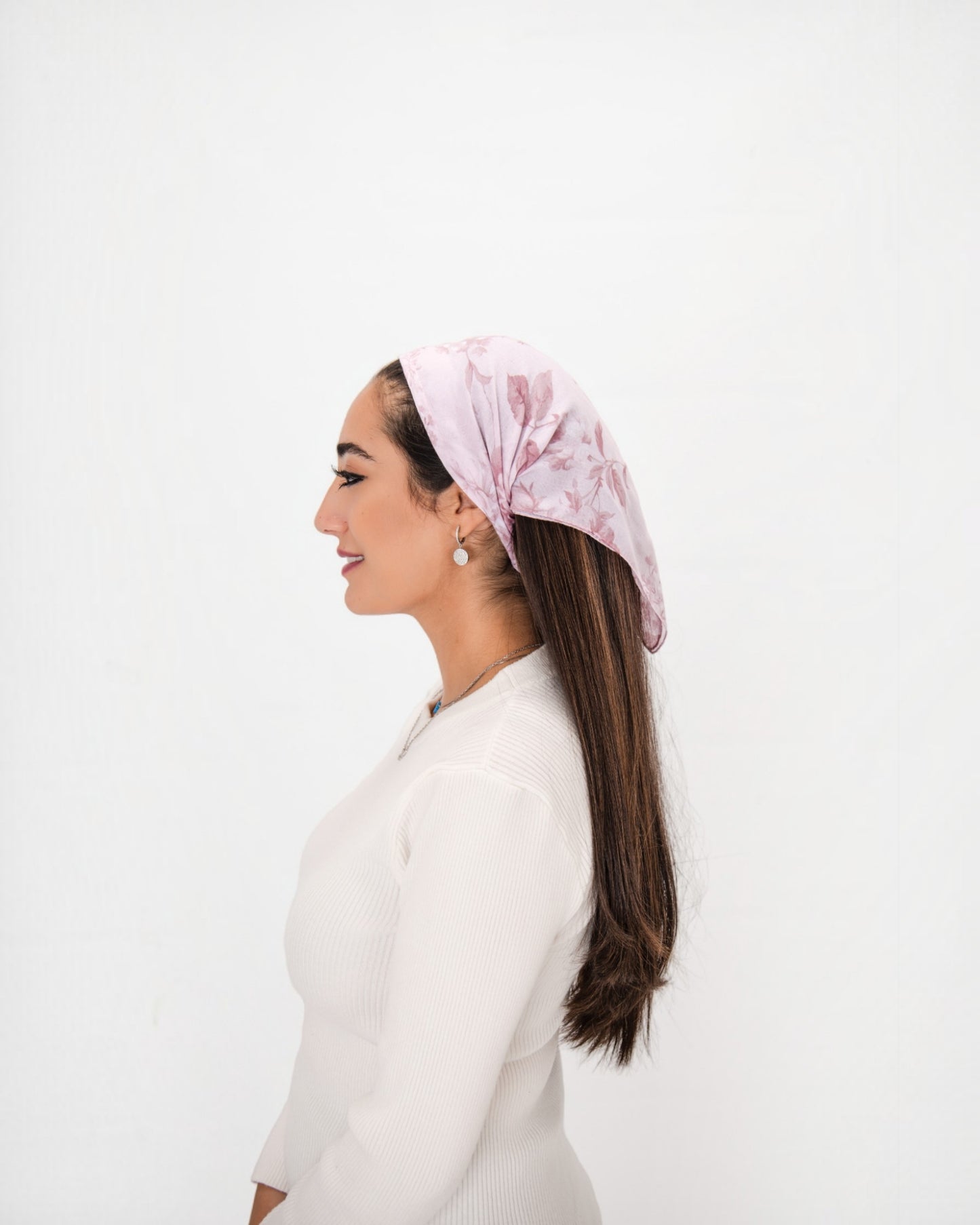 Rosewater Pretied Bandana With Grip