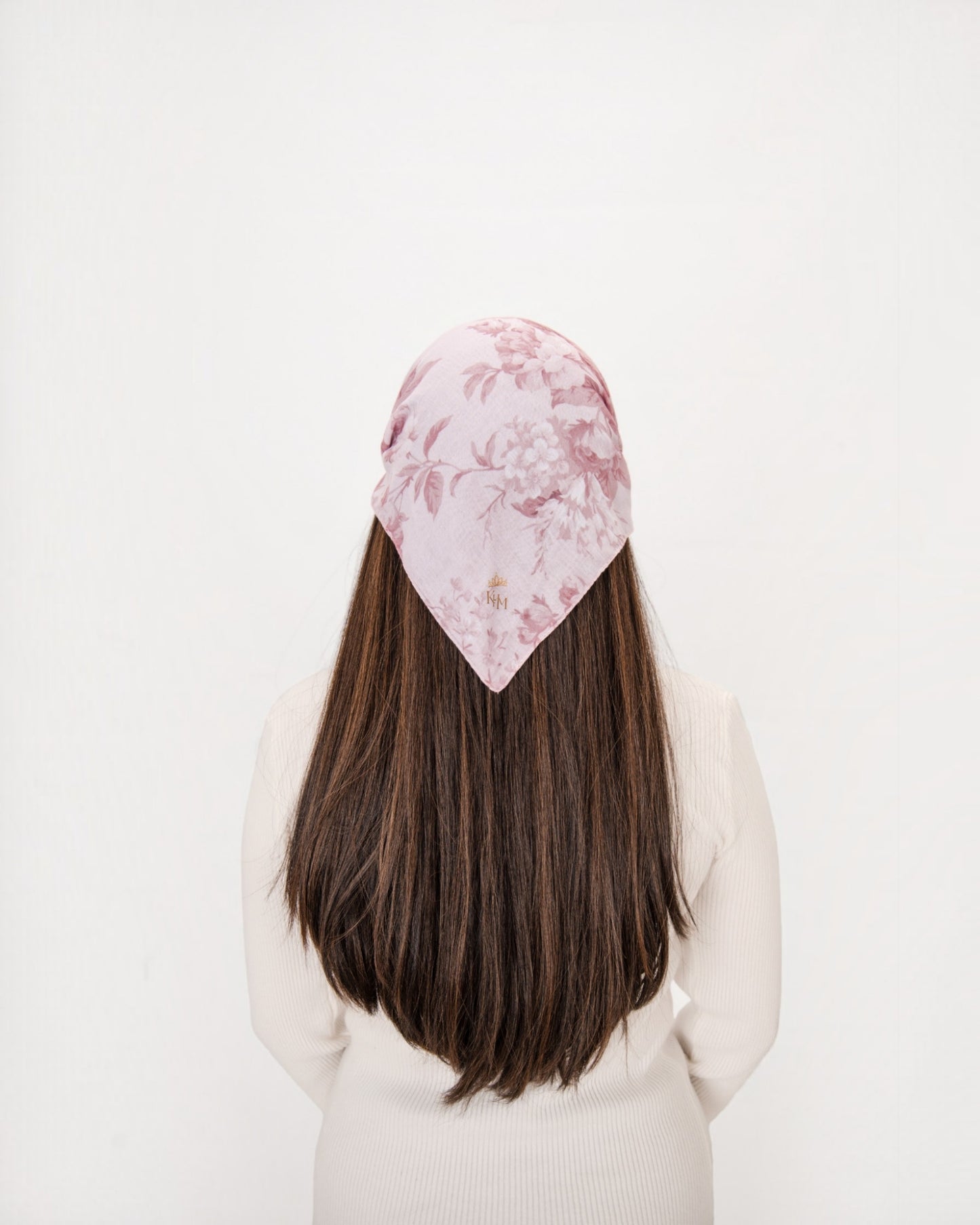 Rosewater Pretied Bandana With Grip