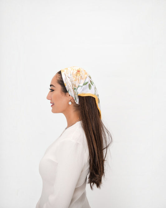 Golden Meadow Pretied Bandana With Grip - Keter Hayofi Mitpachot