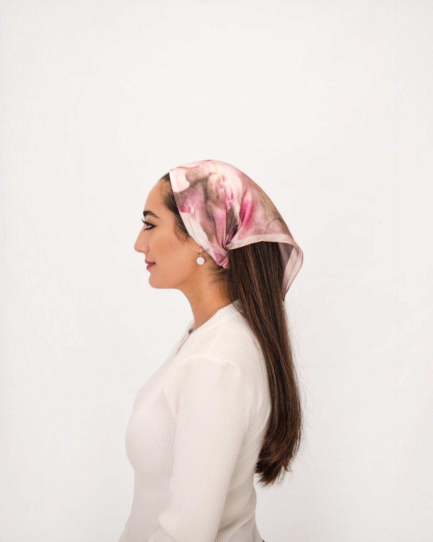 Blushing Petals Pretied Bandana With Grip