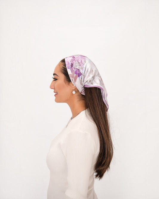 Lavender Haze Pretied Bandana With Grip - Keter Hayofi Mitpachot