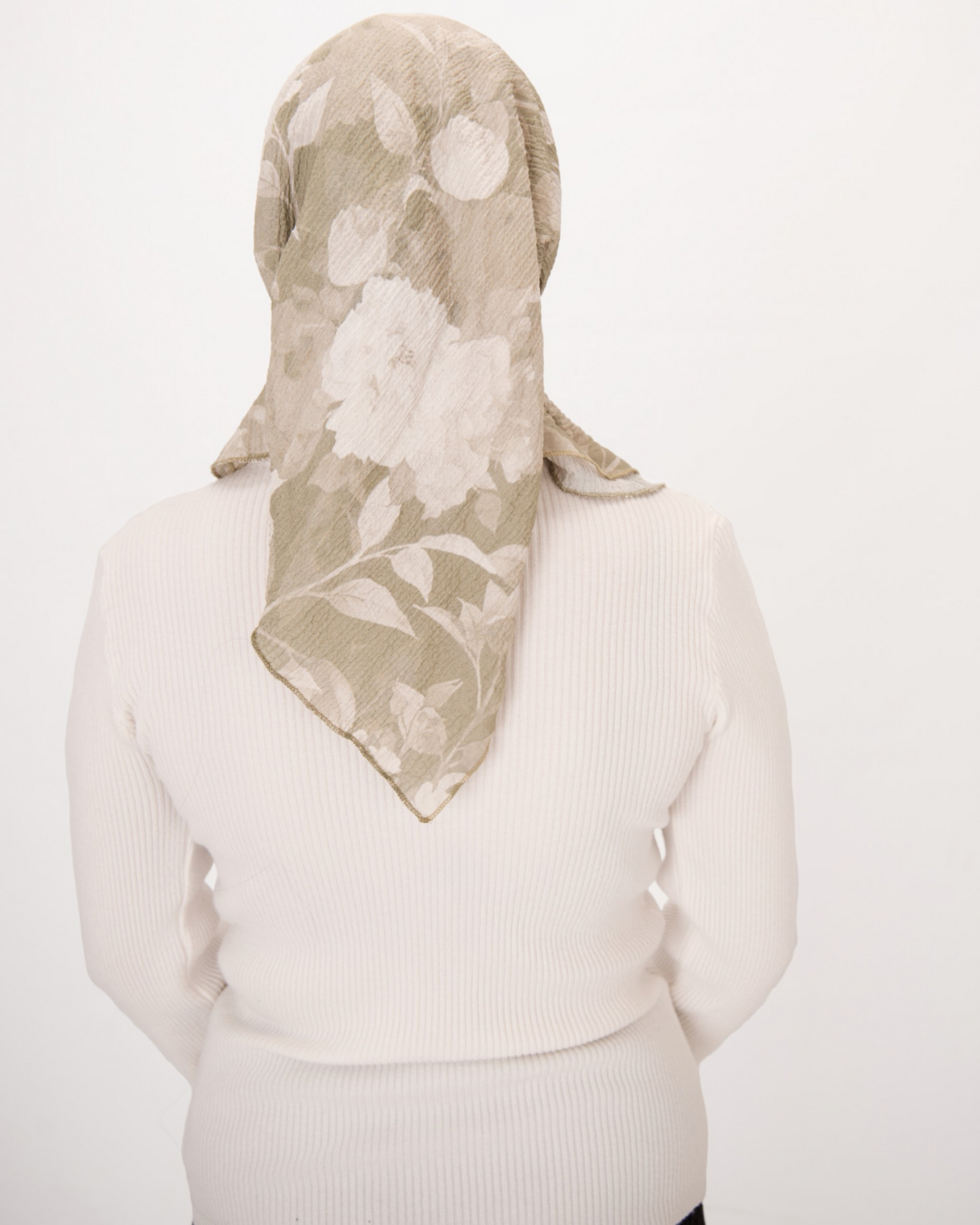 Misty Hydrangea Pretied Scarf